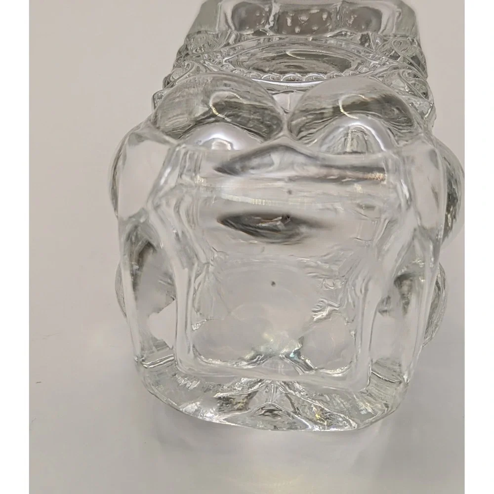 Mosser Glass Crystal‎ Opalescent Salt Pepper Shaker Eye Winker Pattern